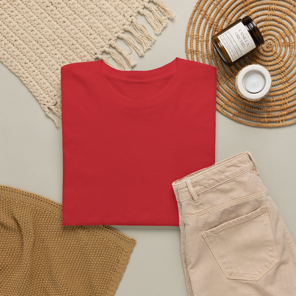 White Cotton T‑Shirt