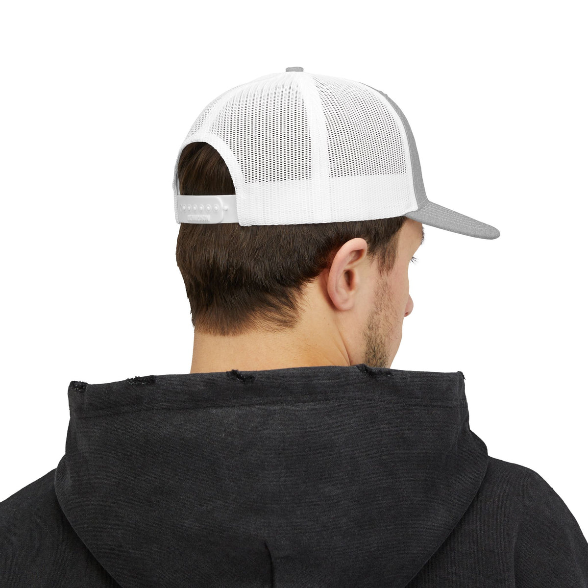 Classic Two-Tone Trucker Cap — Mesh Snapback Hat