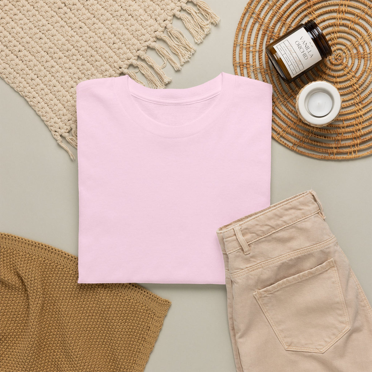White Cotton T‑Shirt