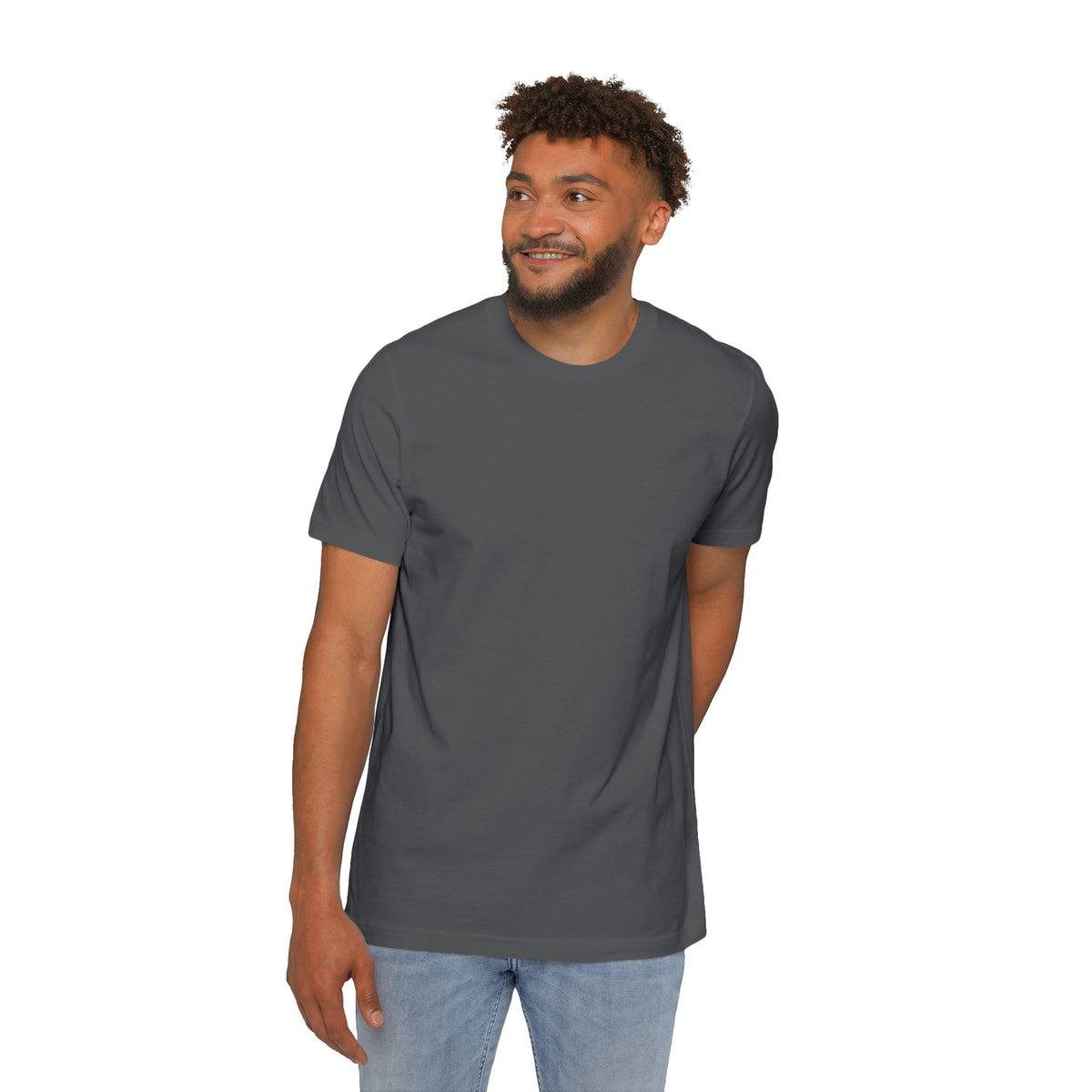 Classic USA-Made White T-Shirt — Basic Short-Sleeve Jersey Tee