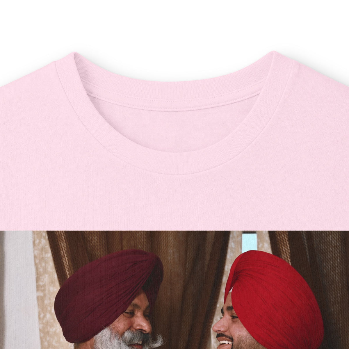 Dhaliwal King Long Sleeve Tee — Punjabi Sherwani Photo & Gold Crest