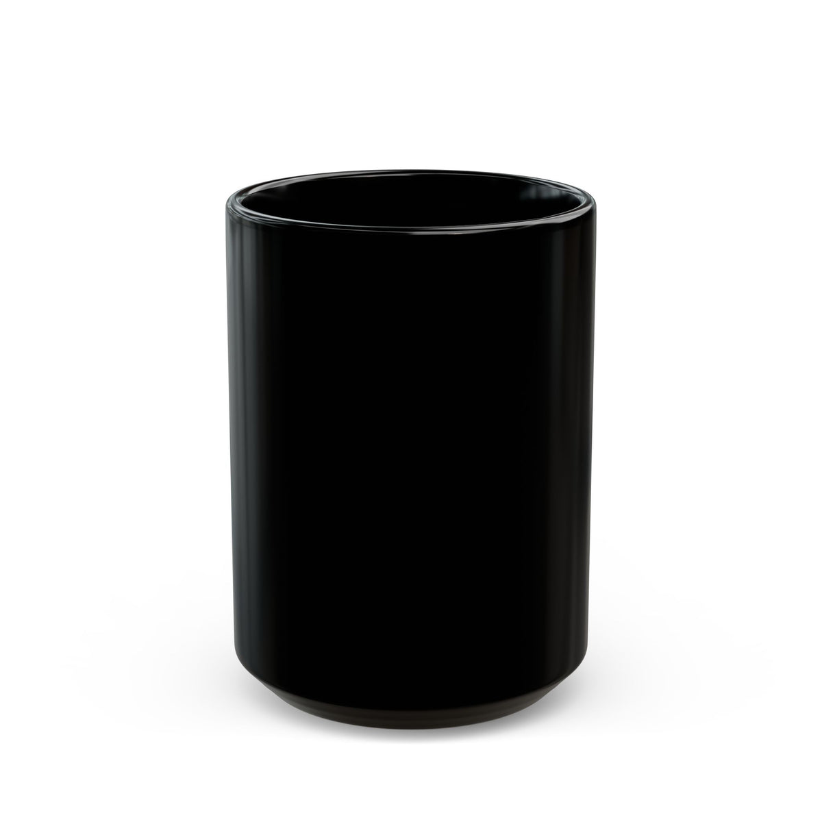Black Ceramic Mug — Classic 11oz & 15oz Coffee Cup