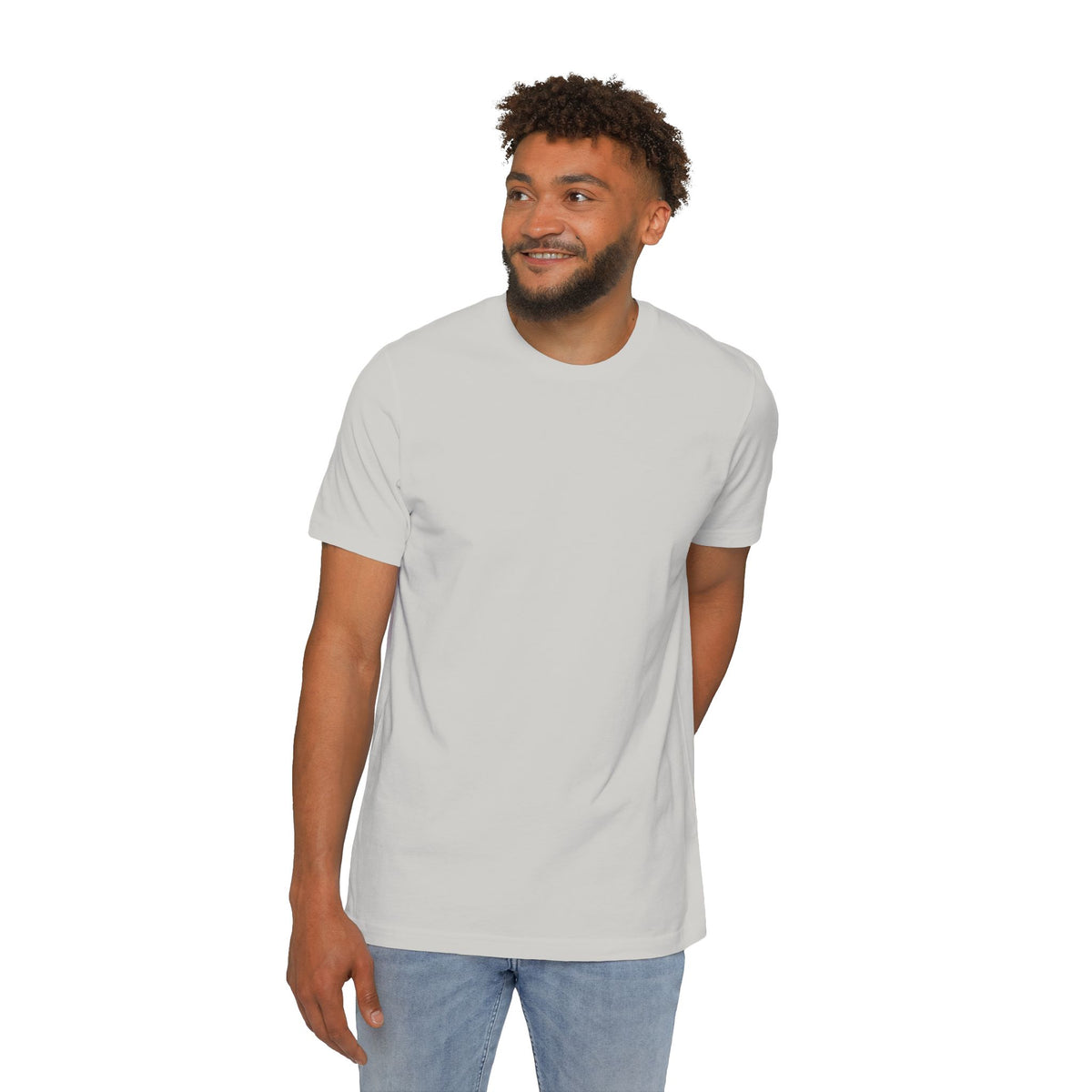 Classic USA-Made White T-Shirt — Basic Short-Sleeve Jersey Tee