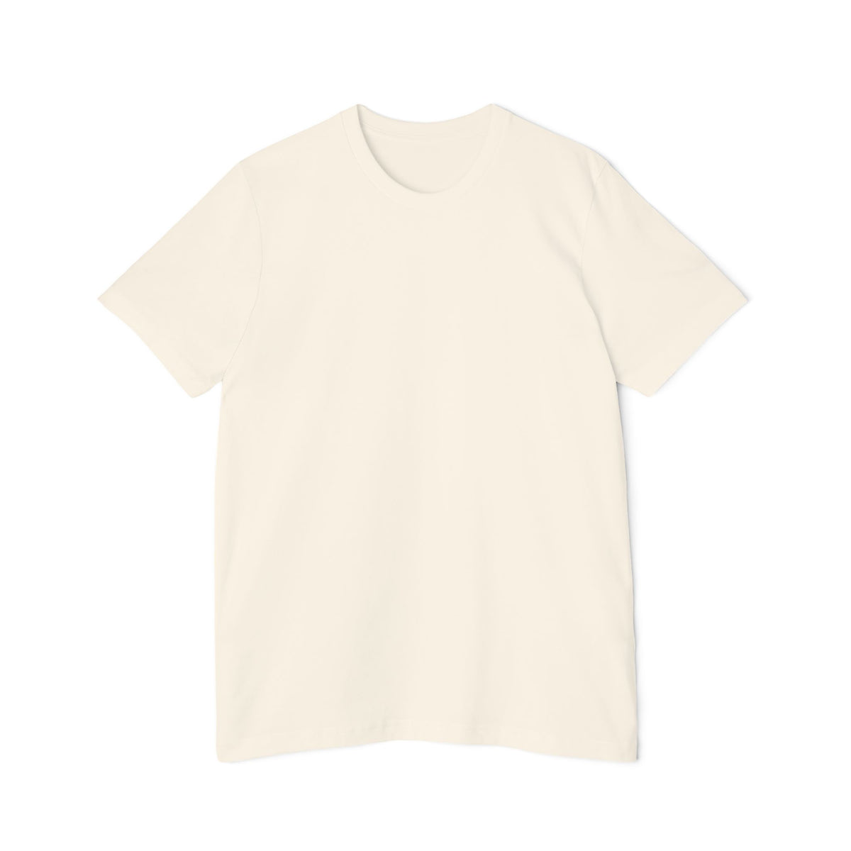 Classic USA-Made White T-Shirt — Basic Short-Sleeve Jersey Tee