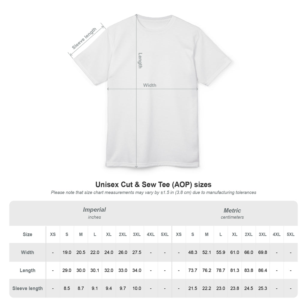 Personalized Photo All-Over Print Tee — Sunset Beach Portrait Shirt