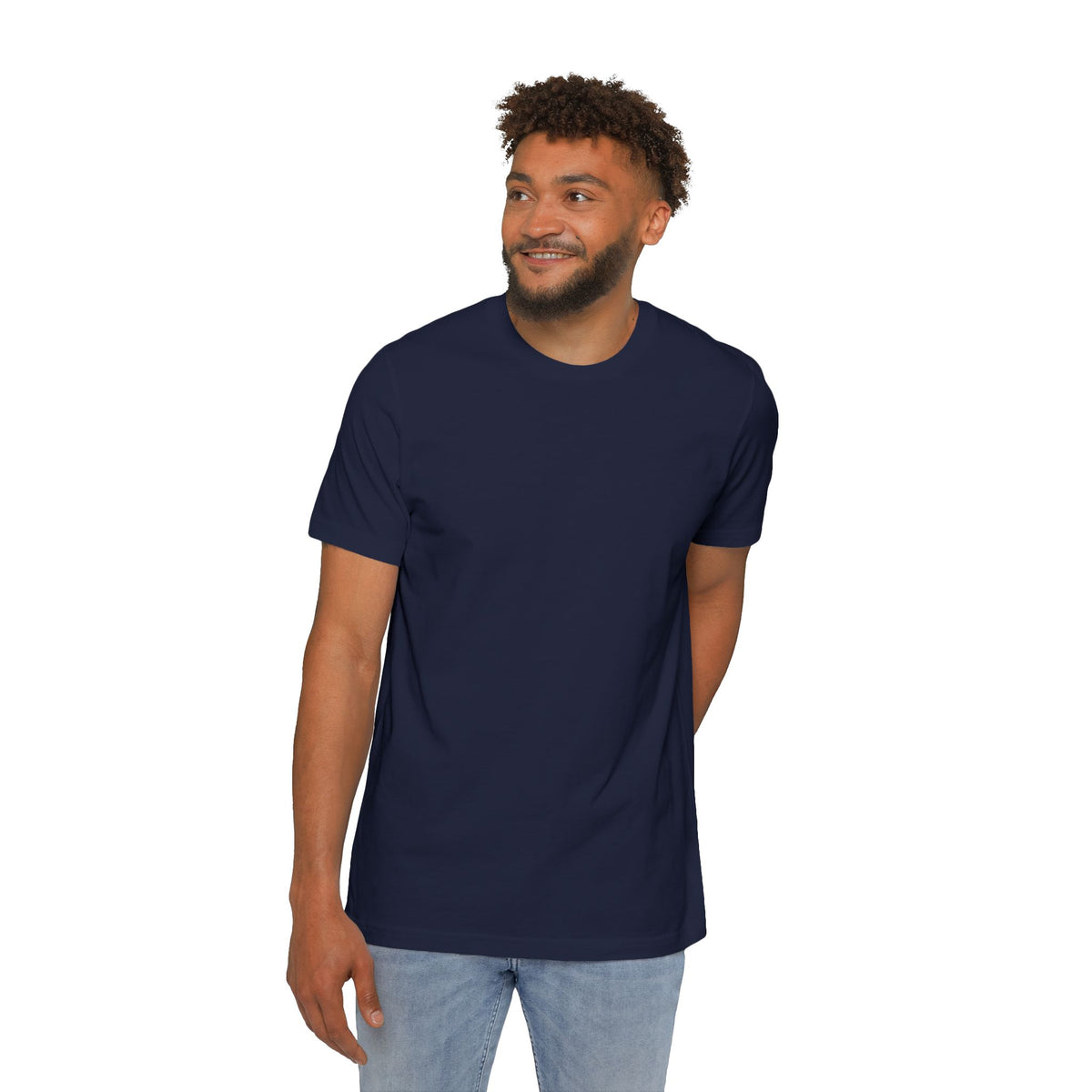 Classic USA-Made White T-Shirt — Basic Short-Sleeve Jersey Tee
