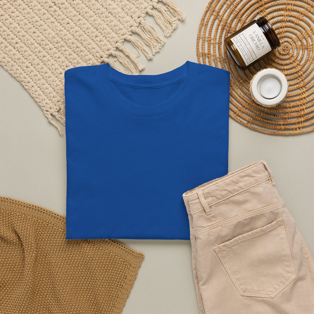 White Cotton T‑Shirt