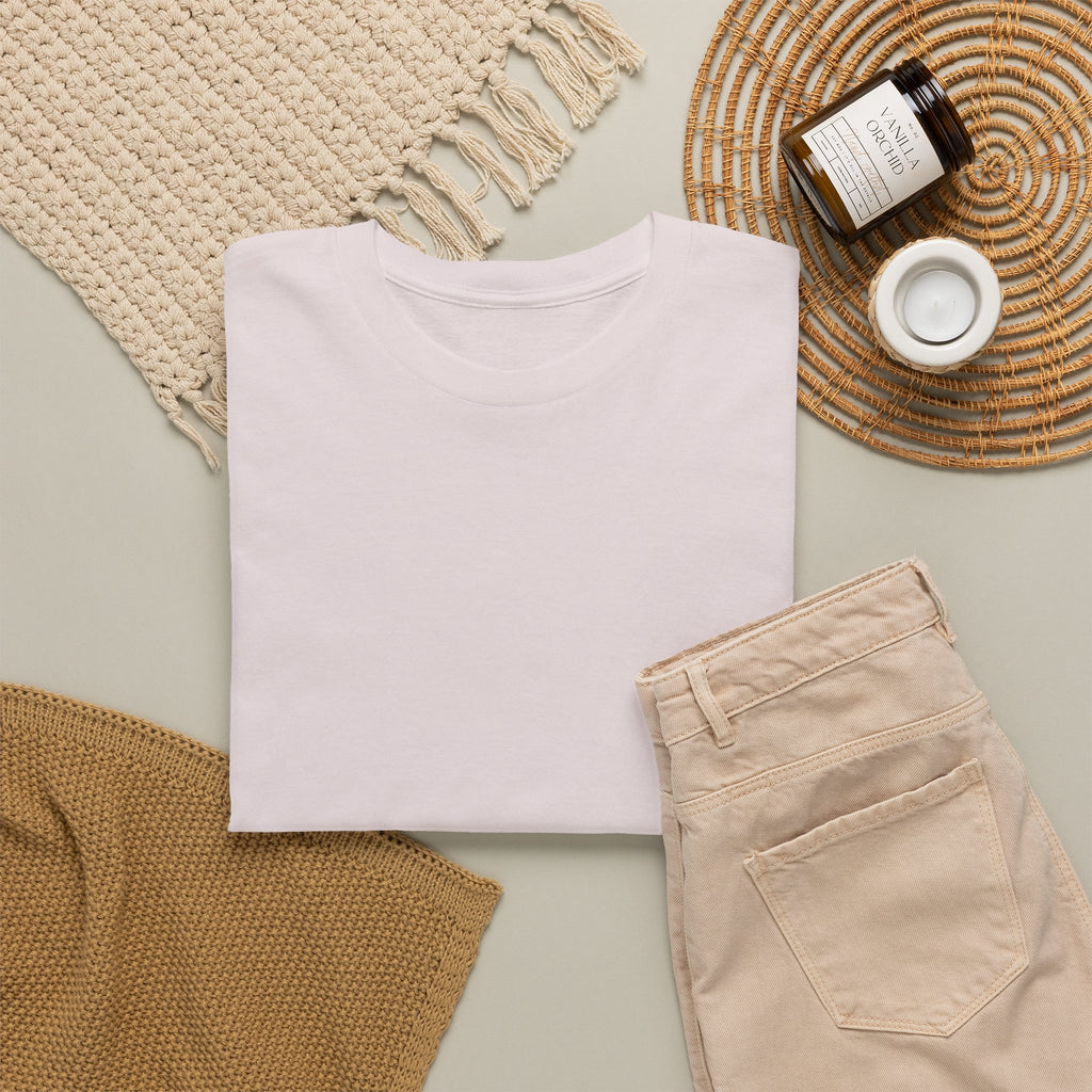 White Cotton T‑Shirt