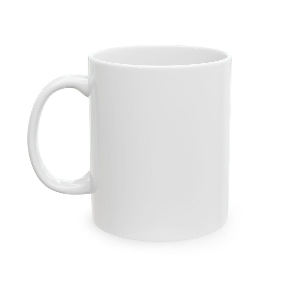 Ceramic Mug - Classic White Coffee Cup (11oz & 15oz)