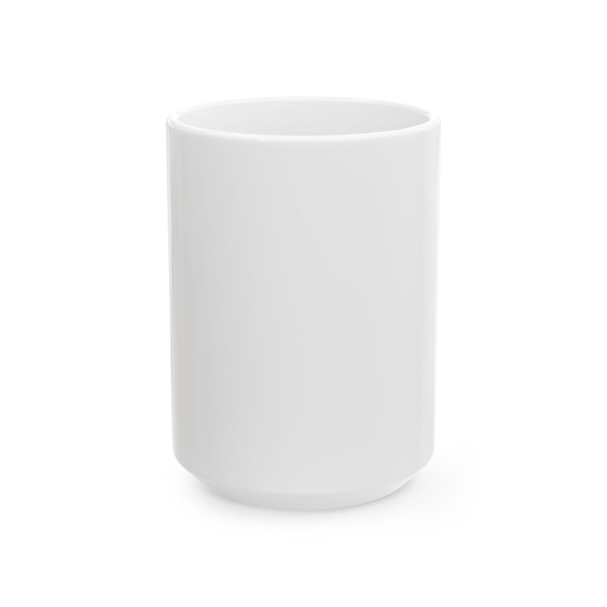 Ceramic Mug - Classic White Coffee Cup (11oz & 15oz)