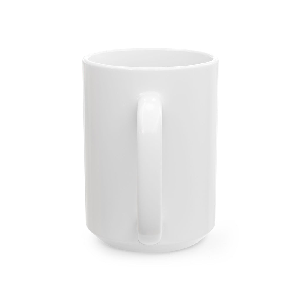 Ceramic Mug - Classic White Coffee Cup (11oz & 15oz)