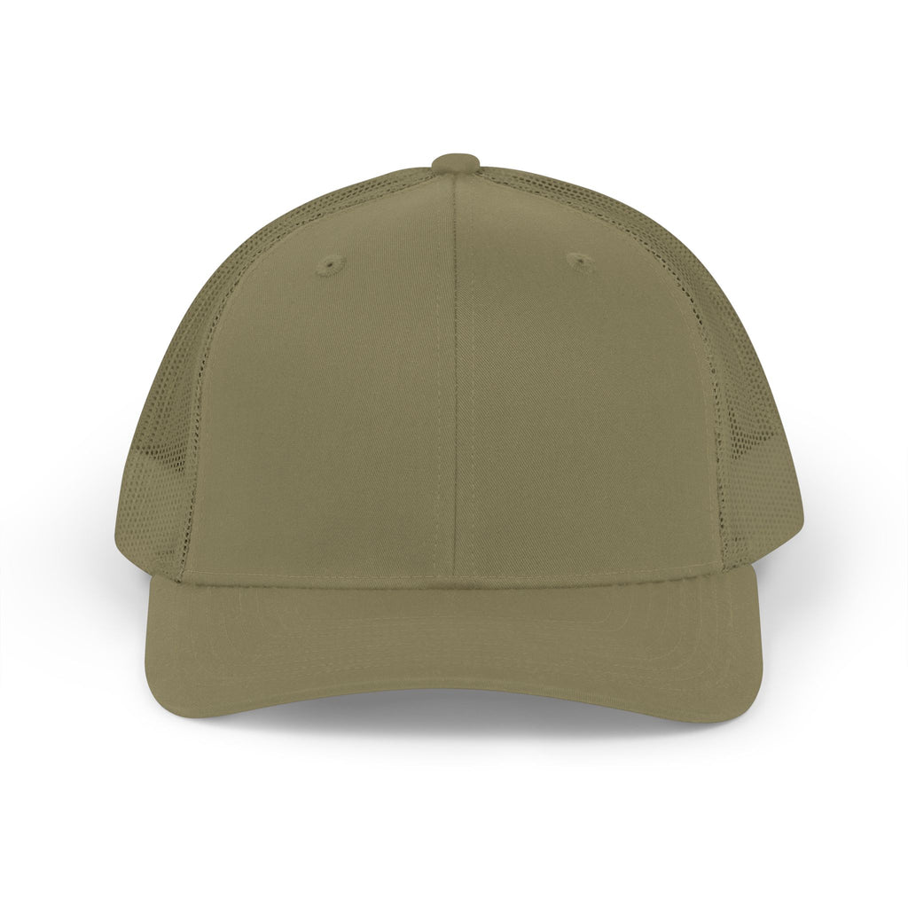 Classic Two-Tone Trucker Cap — Mesh Snapback Hat