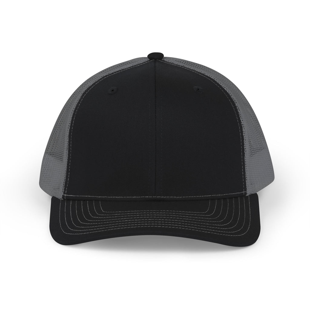 Classic Two-Tone Trucker Cap — Mesh Snapback Hat