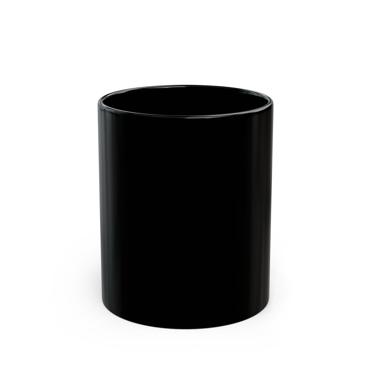 Black Ceramic Mug — Classic 11oz & 15oz Coffee Cup