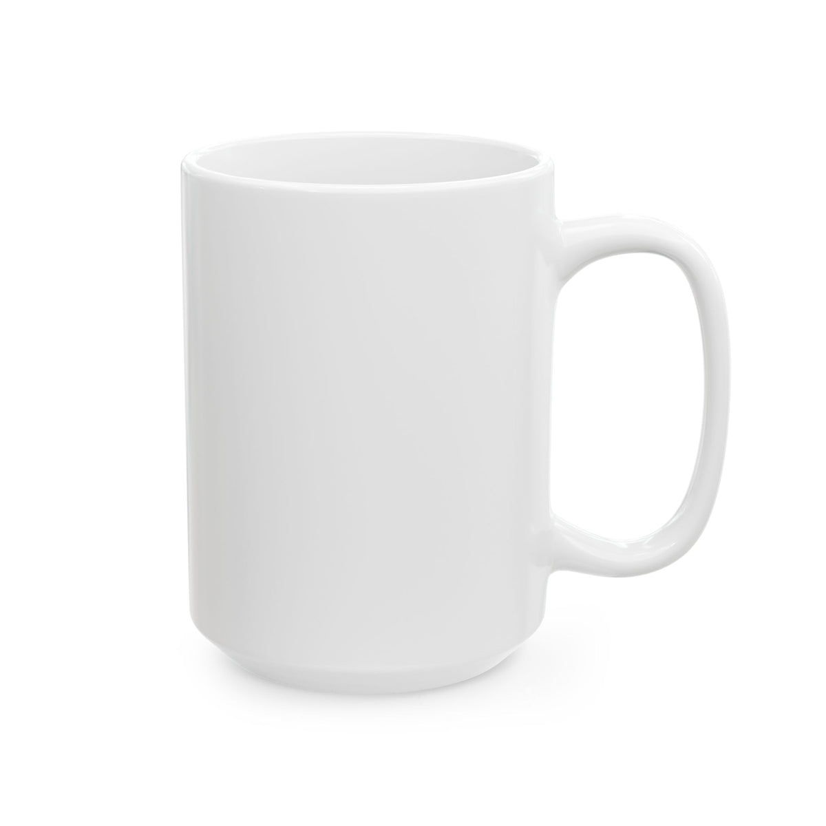Ceramic Mug - Classic White Coffee Cup (11oz & 15oz)