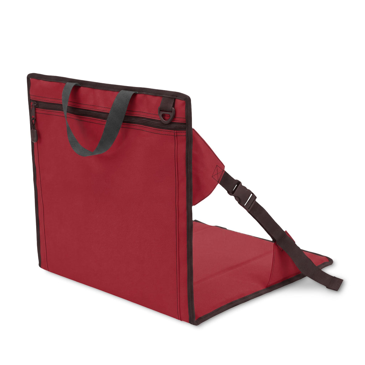 Portable Padded Stadium Seat with Back Support | Foldable Game Day Chair