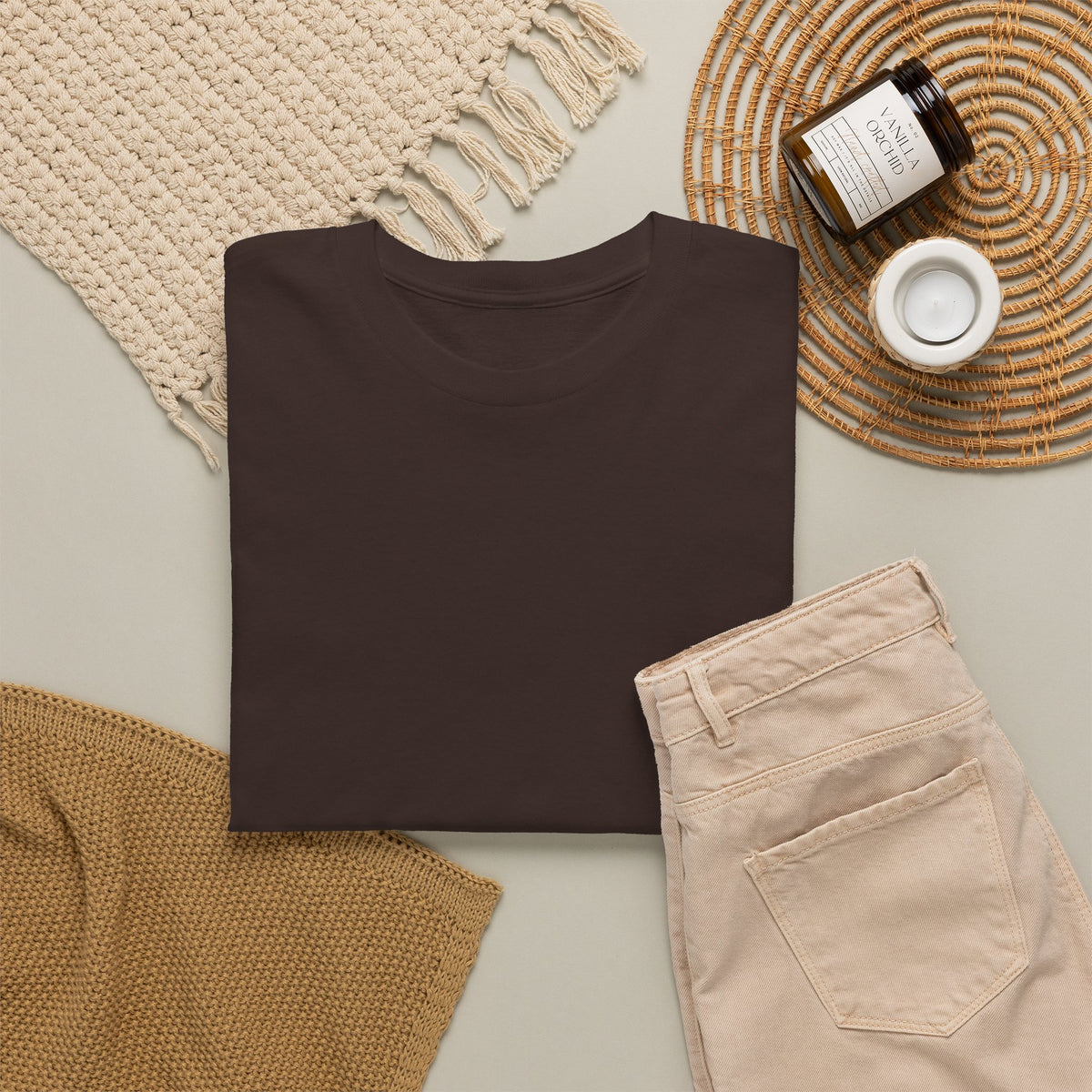 White Cotton T‑Shirt