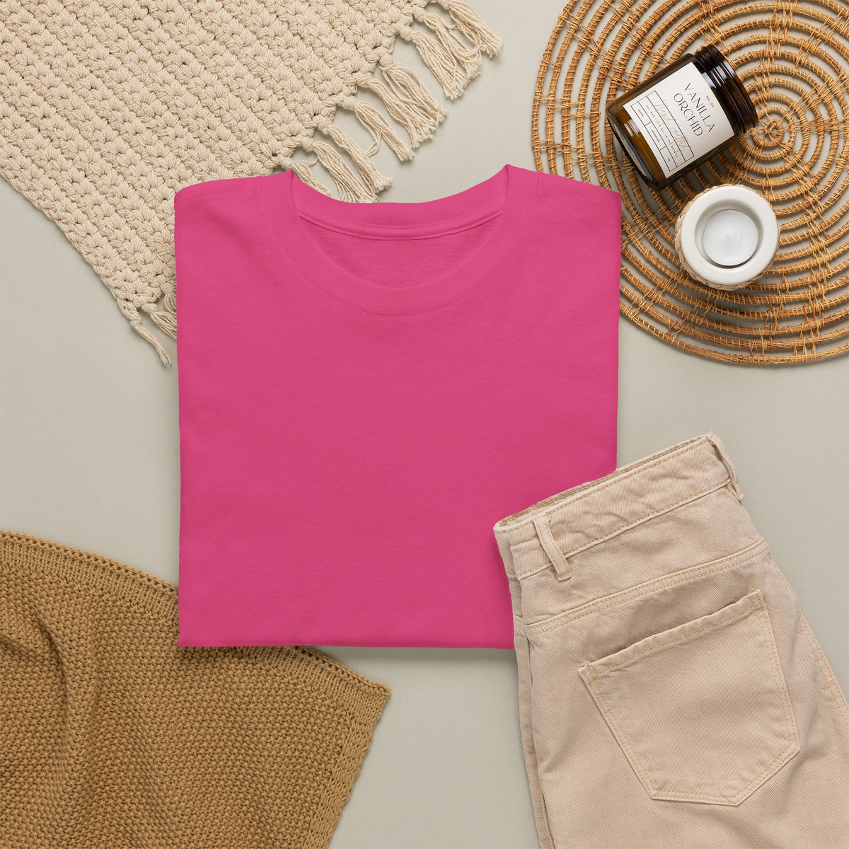 White Cotton T‑Shirt