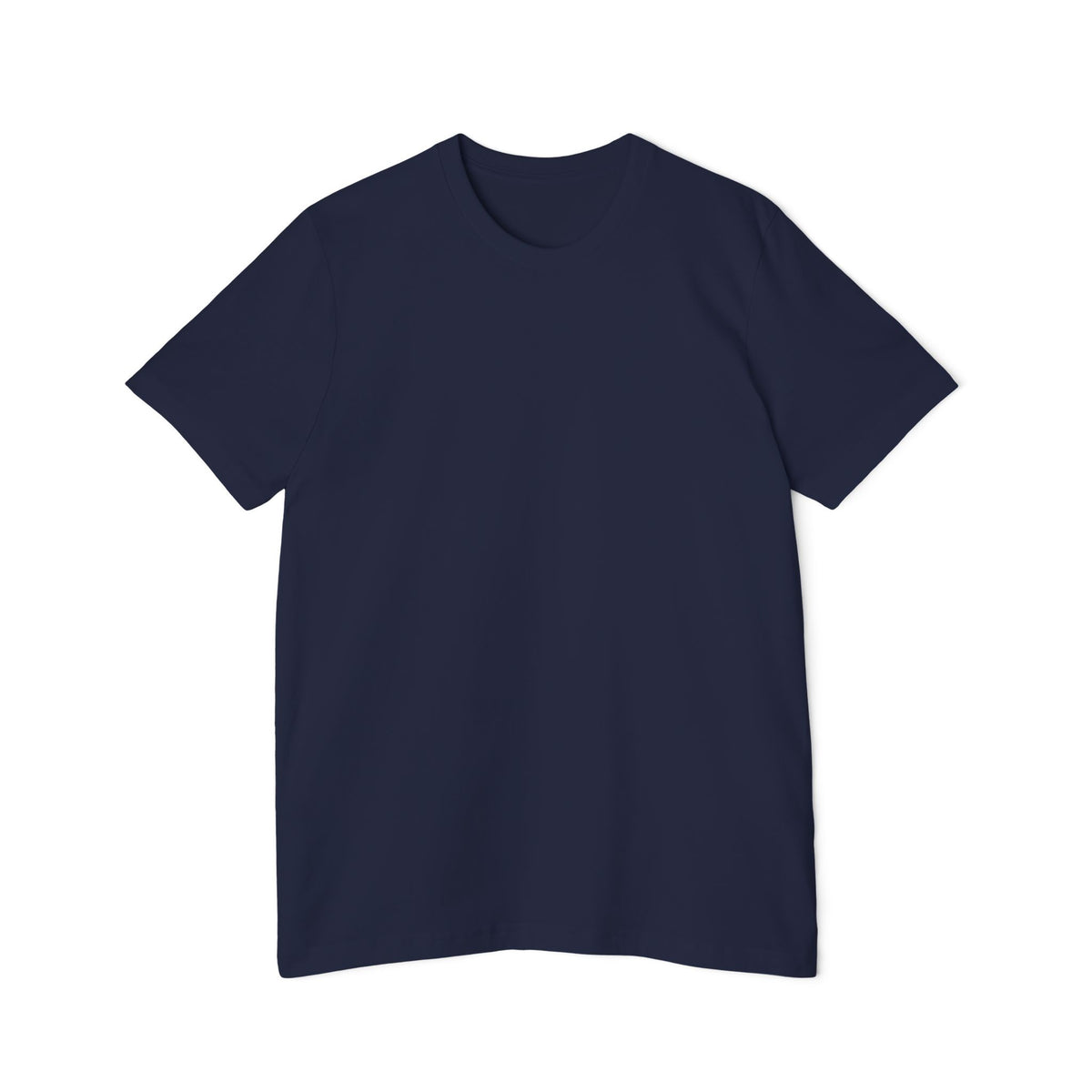 Classic USA-Made White T-Shirt — Basic Short-Sleeve Jersey Tee