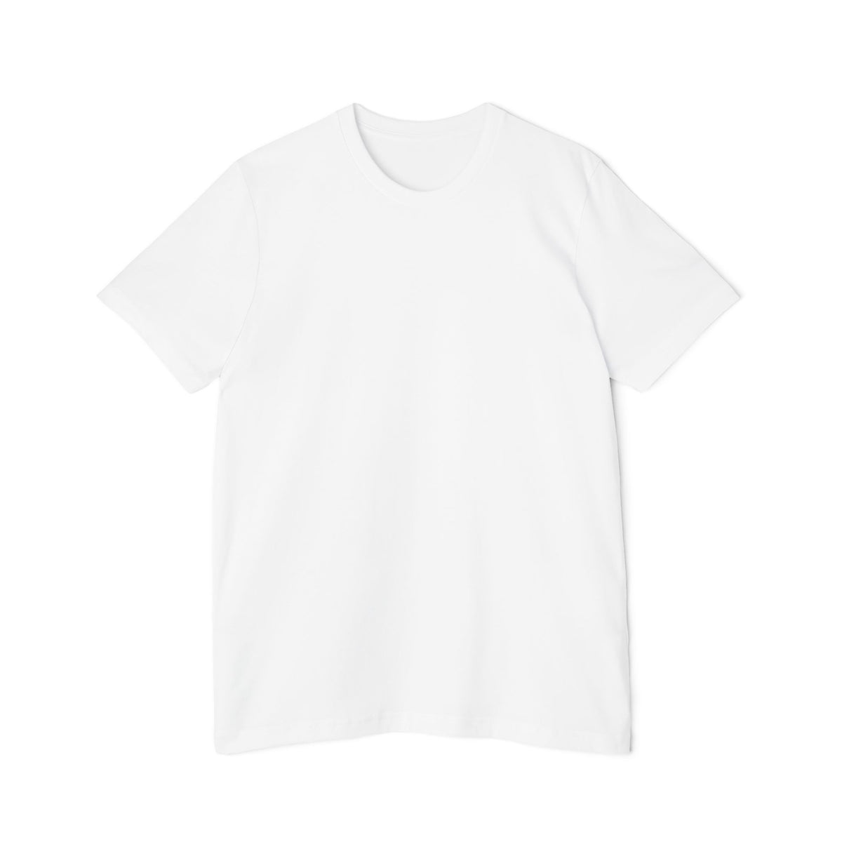 Classic USA-Made White T-Shirt — Basic Short-Sleeve Jersey Tee