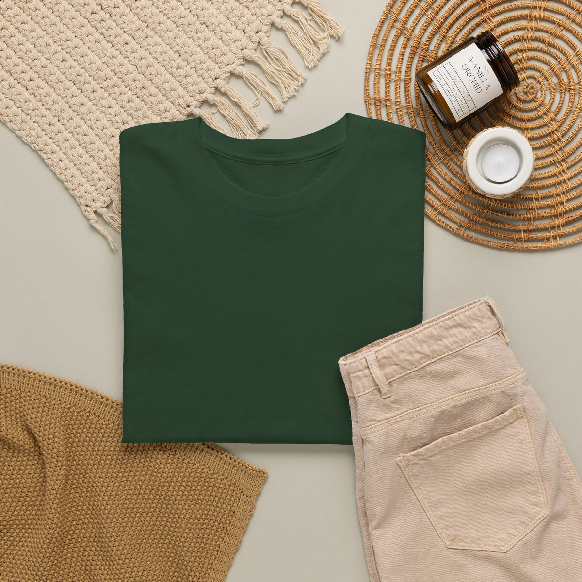 White Cotton T‑Shirt