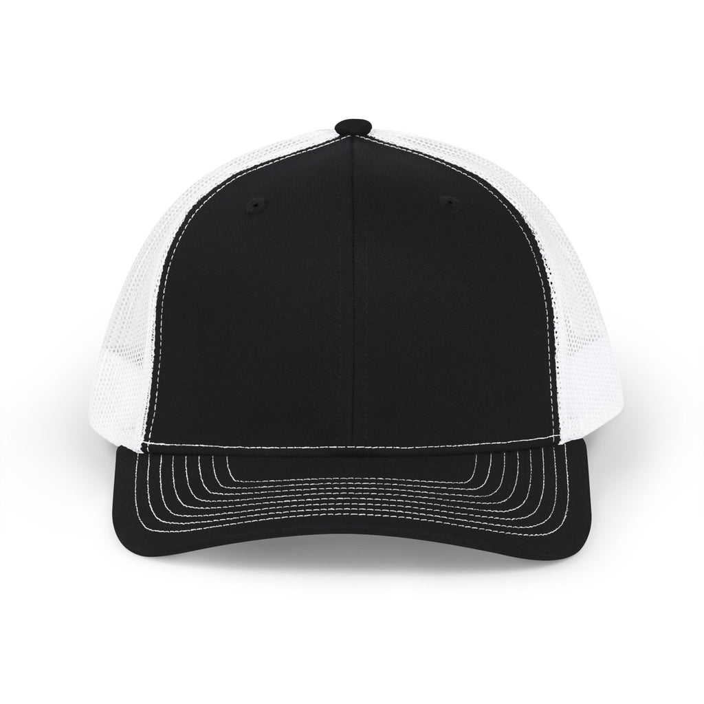 Classic Two-Tone Trucker Cap — Mesh Snapback Hat